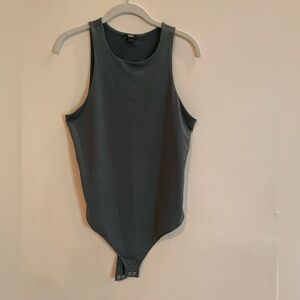 Express sage green bodysuit